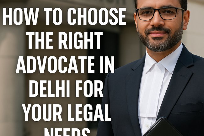 How to Choose the Right Advocate in Delhi for Your Legal Needs
