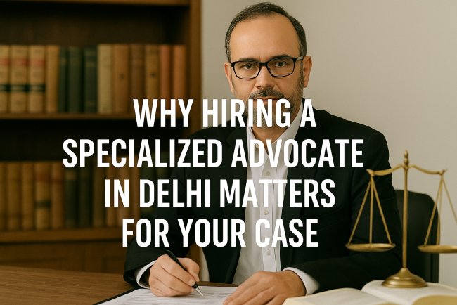 Why Hiring a Specialized Advocate in Delhi Matters for Your Case