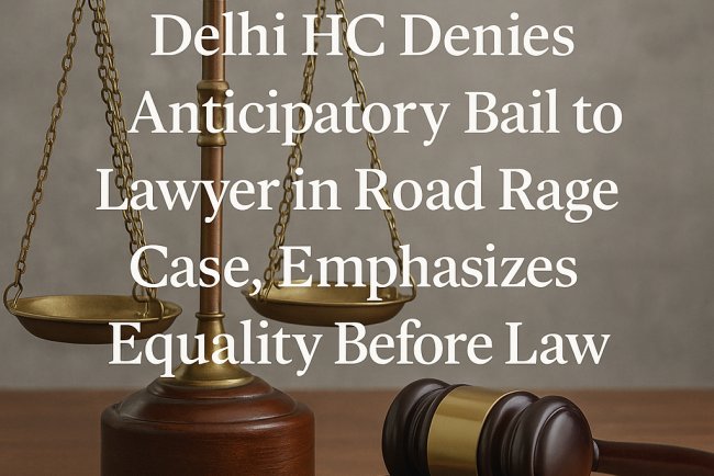 Delhi HC Denies Anticipatory Bail to Lawyer in Road Rage Case, Emphasizes Equality Before Law