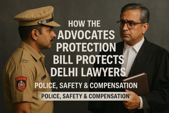 How the Advocates Protection Bill Protects Delhi Lawyers: Police, Safety & Compensation