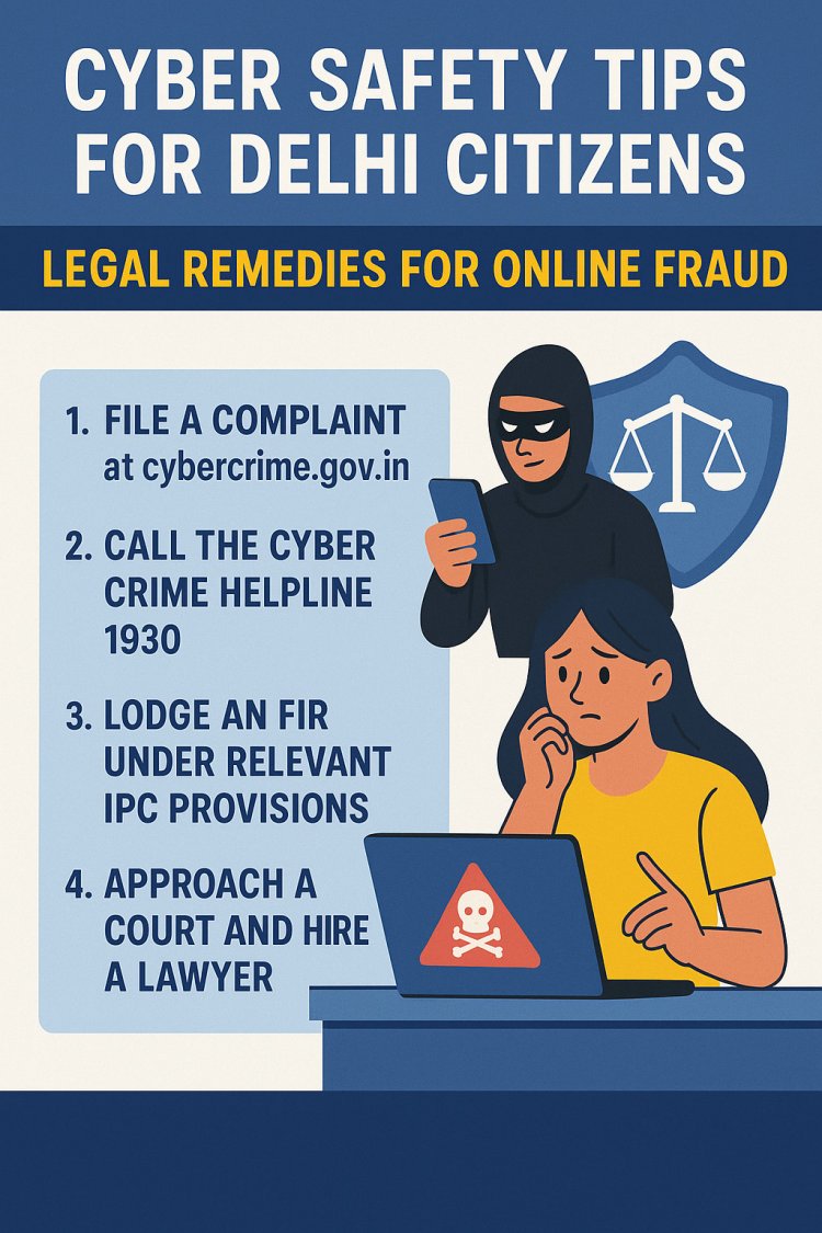 Cyber Safety Tips for Delhi Citizens: Legal Remedies for Online Fraud