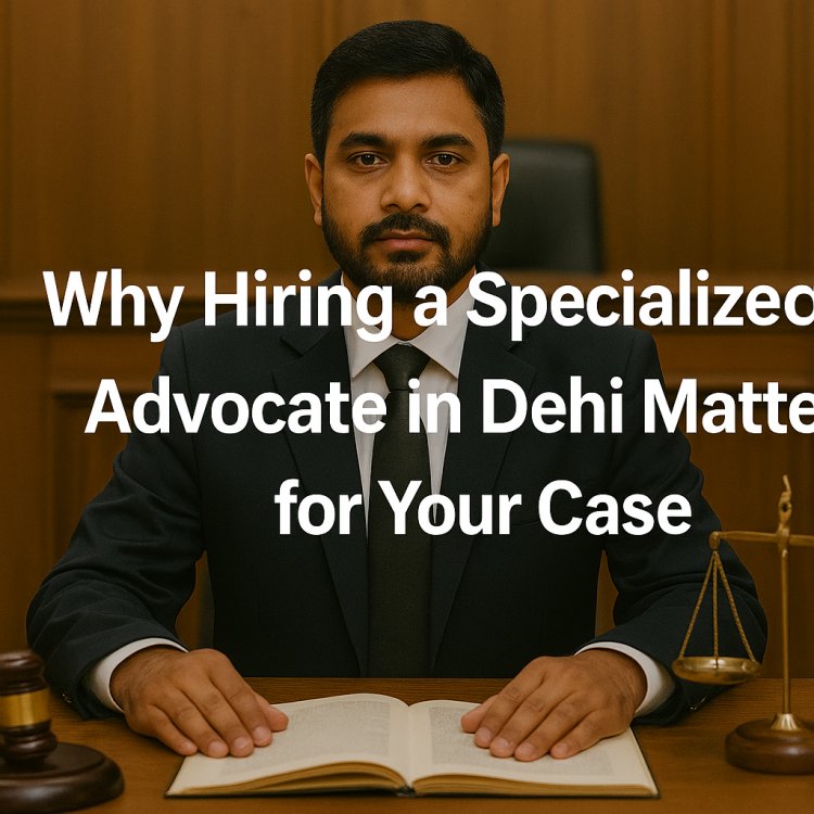 Why Hiring a Specialized Advocate in Delhi Can Make or Break Your Case