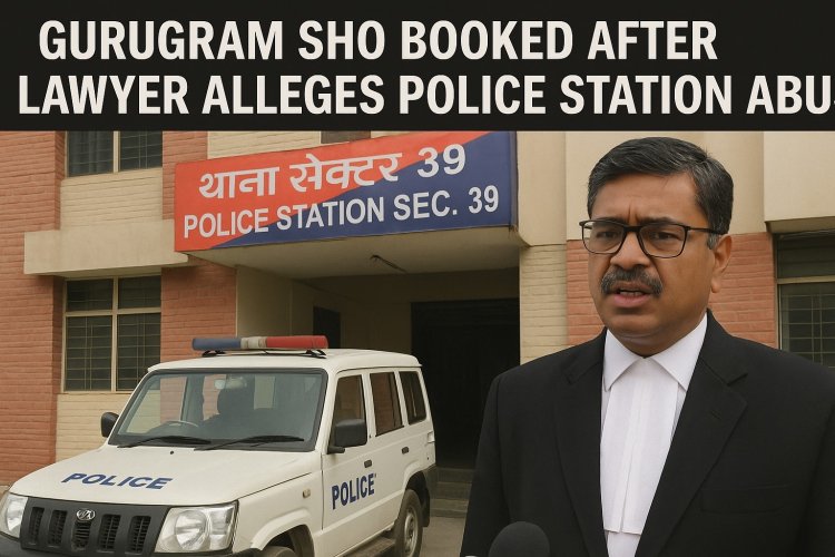 Gurugram SHO Booked After Lawyer Alleges Police Station Abuse