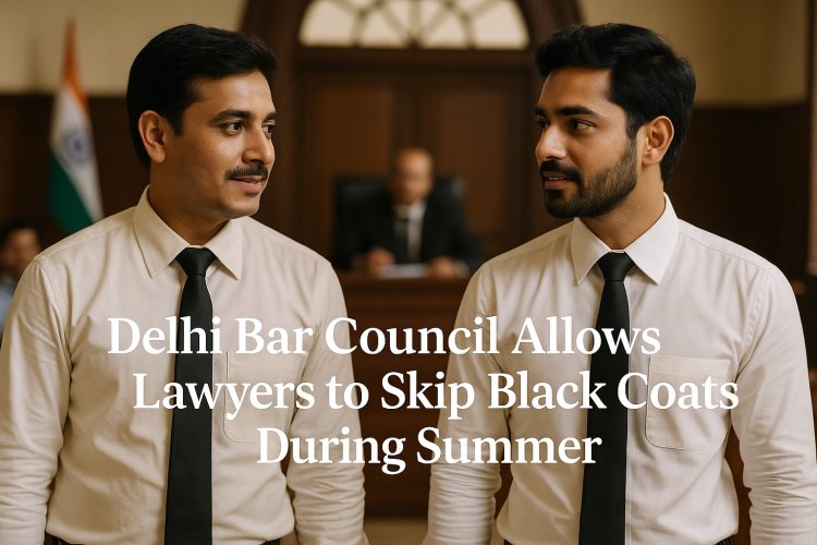 Delhi Bar Council Allows Lawyers to Skip Black Coats During Summer